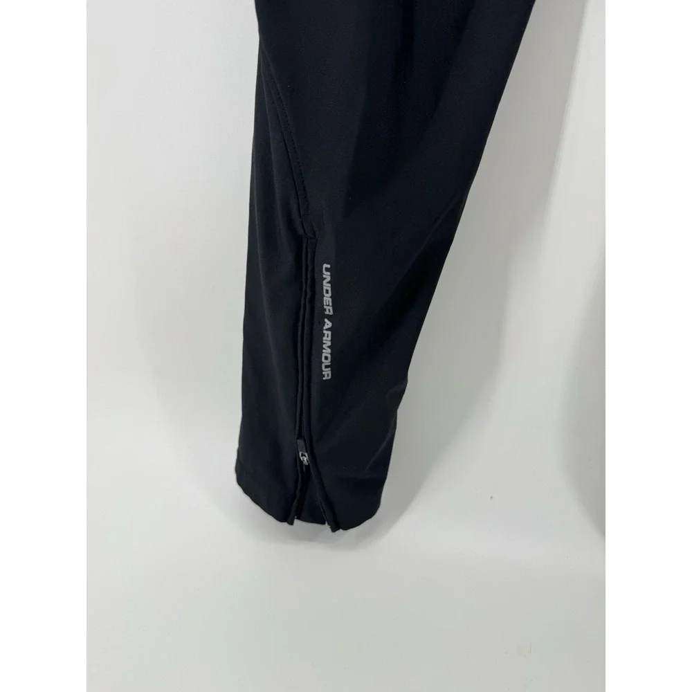 Under Armour Mens‎ Athletic Pants Size L Fitted Cold Gear Black Straight Leg